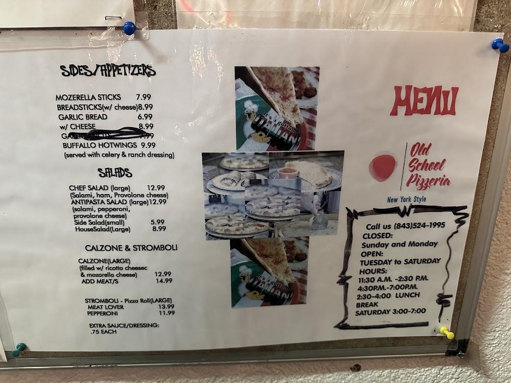 Old School Pizzeria Menu image 4